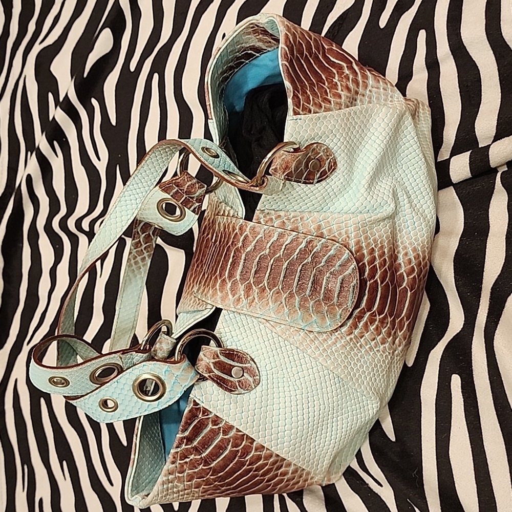 Stylish Snake Print Women Bag